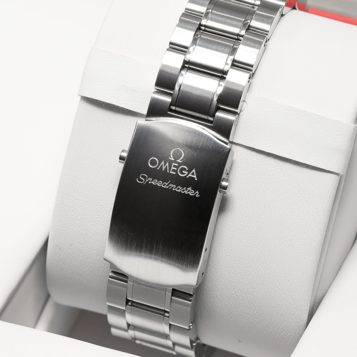 Omega Speedmaster 44.25mm Stainless Steel Blackened Aventurine Dial Black Ceramic Tachymeter Bezel Stainless Steel Bracelet with Folding Clasp 311.30.44.32.01.001