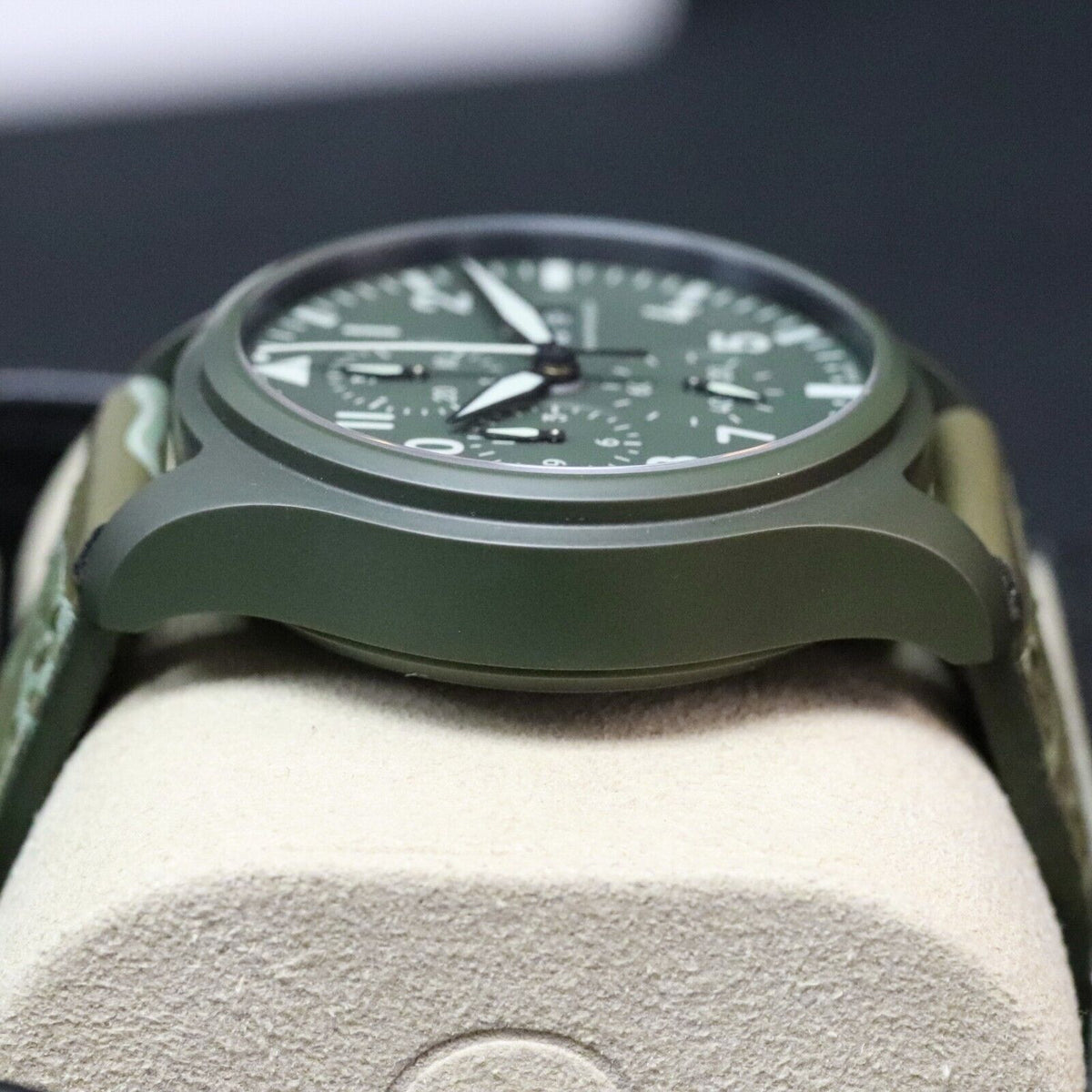 IWC Pilot Chrono Top Gun "Woodlands" Green Ceramic 44.5mm IW389106 Limited Camo