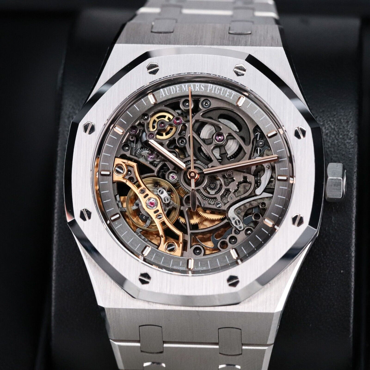 Audemars Piguet Royal Oak 41mm Openwork Skeleton Steel Double Balance 15407ST