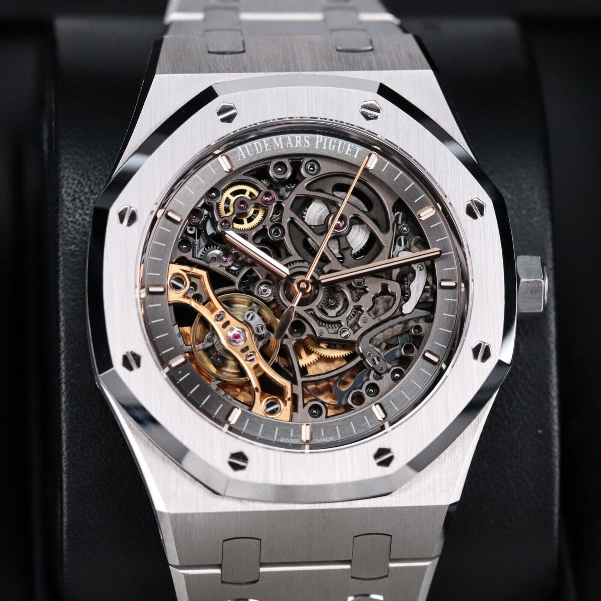 Audemars Piguet Royal Oak 41mm Openwork Skeleton Steel Double Balance 15407ST