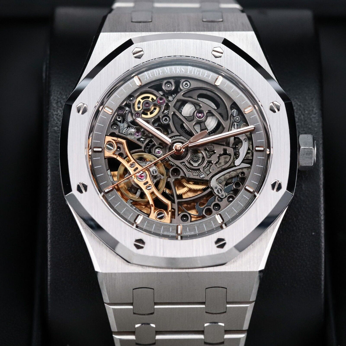 Audemars Piguet Royal Oak 41mm Openwork Skeleton Steel Double Balance 15407ST