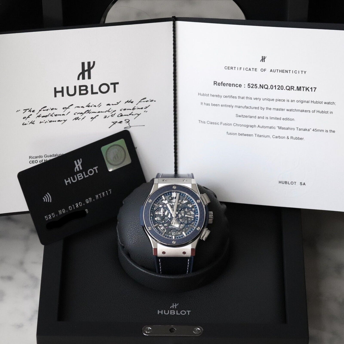 Hublot Classic Fusion 45mm Limited Edition 1/88 Titanium  - 525.NQ.0120.QR.MTK17