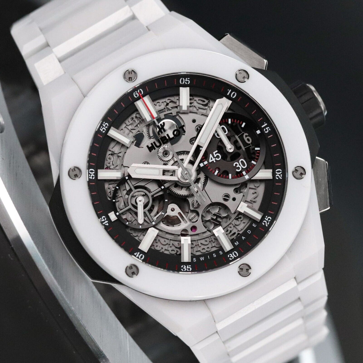 Hublot Big Bang Unico 42mm Integrated White Ceramic Skeleton 451.HX.1123.HX