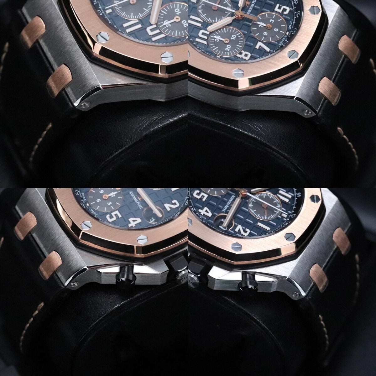 Audemars Piguet Royal Oak Offshore 42m Two Tone Blue Rose Steel Bucherer 26471SR