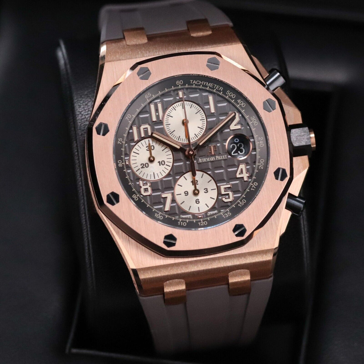 Audemars Piguet Royal Oak Offshore 42mm Rhodium Rose Gold Half Brick - 26470OR.OO.A125CR.01