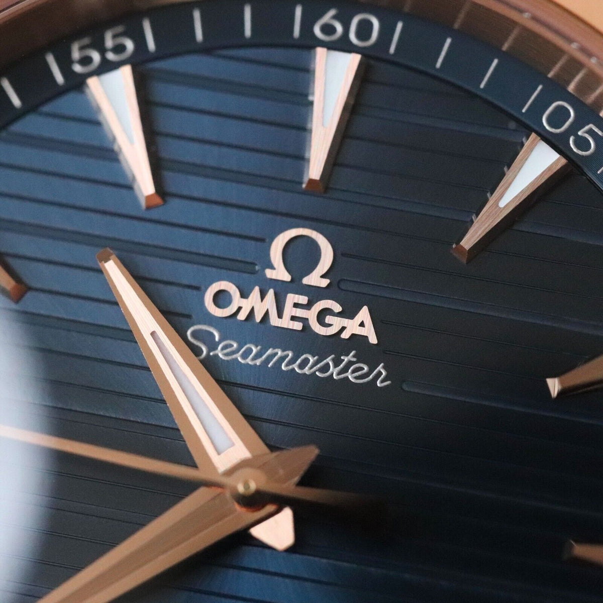 Omega Seamaster Aqua Terra 41mm Sedna Rose Gold Blue Dial 220.52.41.21.03.001