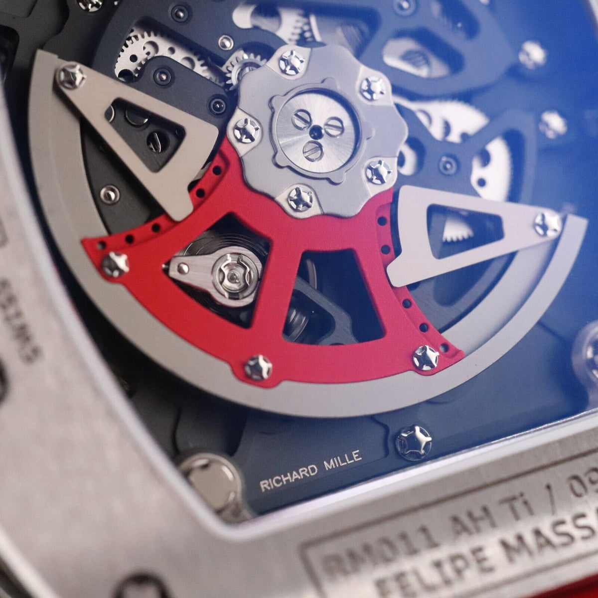 Richard Mille RM011-FM Dubail Edition 1/30 Titanium Skeleton Red Felipe Massa