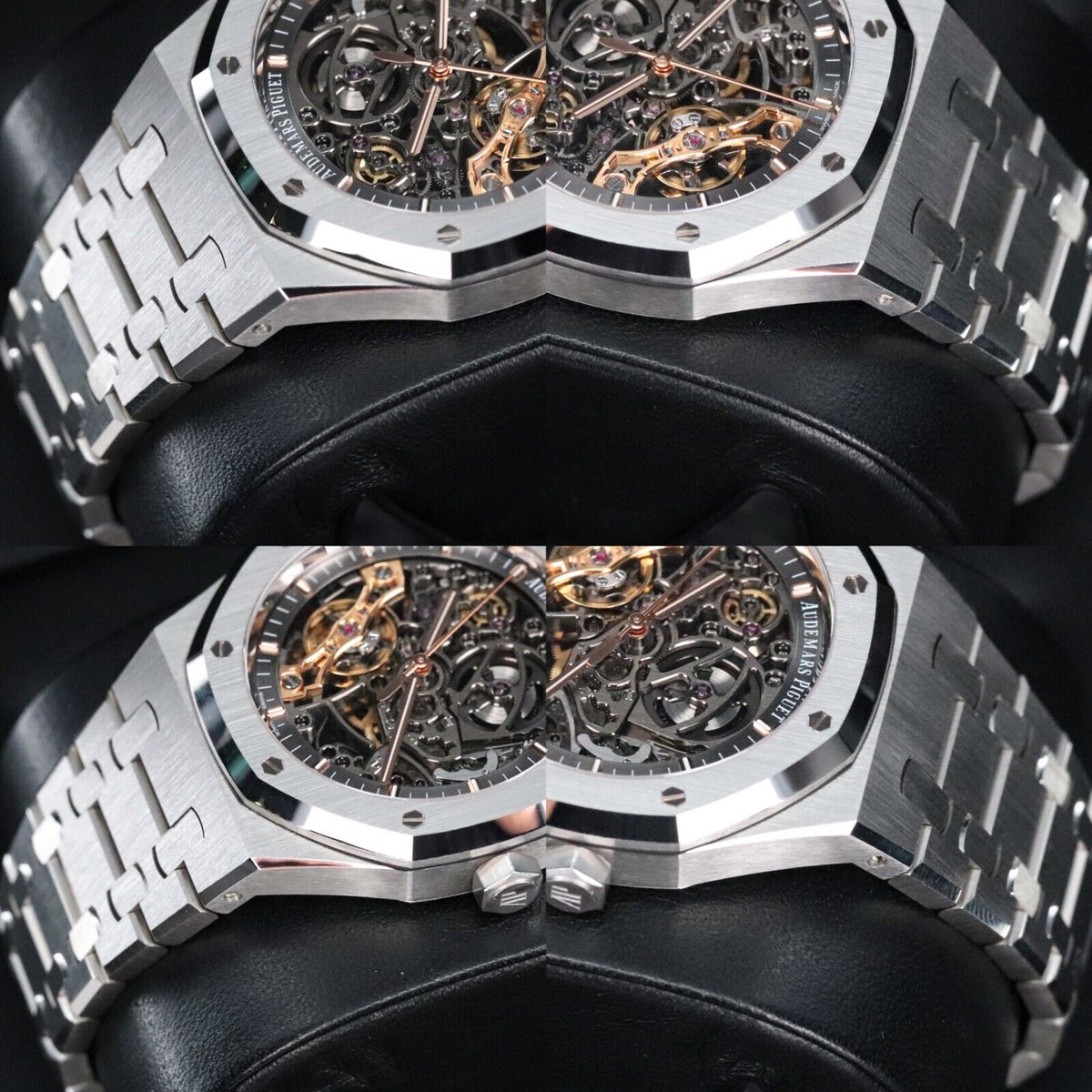 Audemars Piguet Royal Oak 41mm Openwork Skeleton Steel Double Balance 15407ST