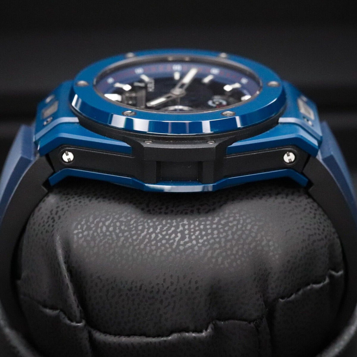 Hublot Big Bang Meca 10 Blue Ceramic 45mm Skeleton 10 Day Mint 414.EX.5123.RX