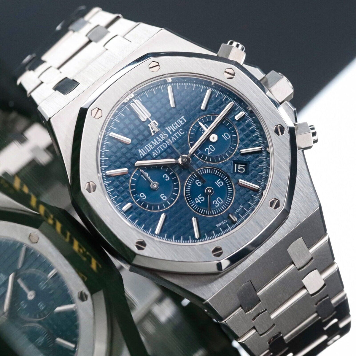 Audemars Piguet Royal Oak Blue Dial Stainless Steel Chronograph 41mm 26320ST