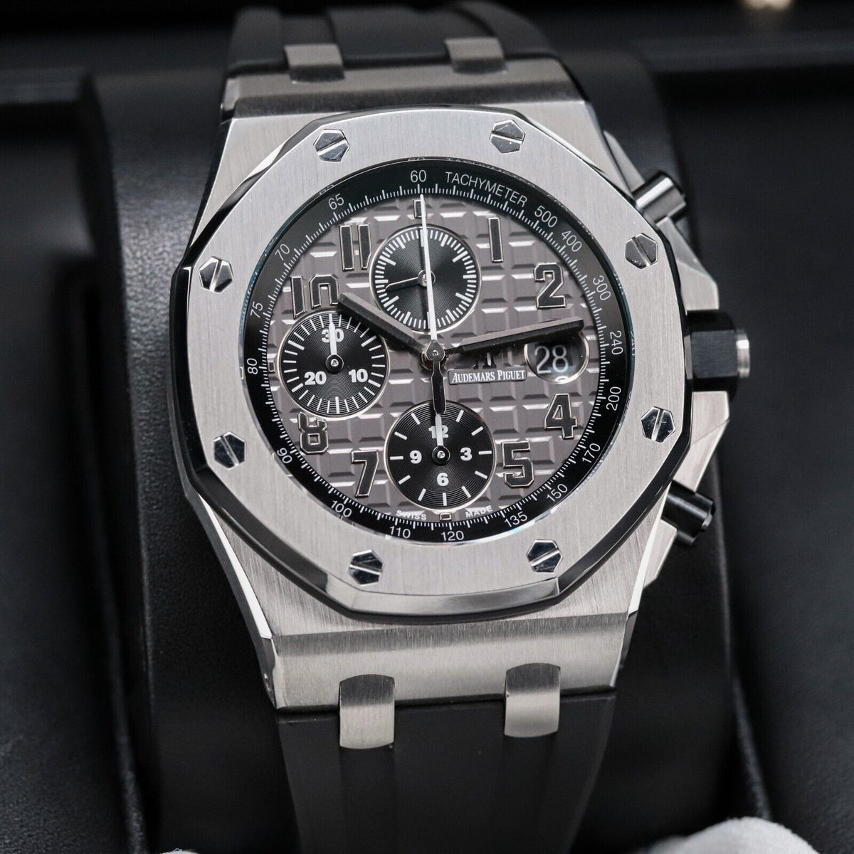 Audemars Piguet Royal Oak Offshore 42mm SERVICED Elephant Steel Chrono 26470ST