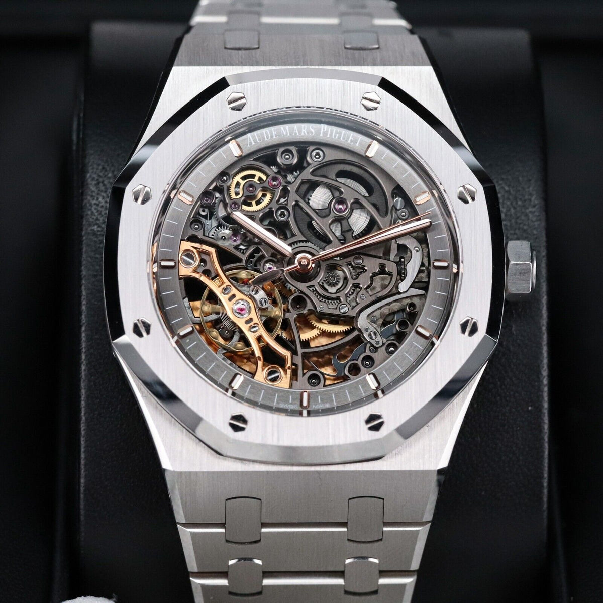 Audemars Piguet Royal Oak 41mm Openwork Skeleton Steel Double Balance 15407ST