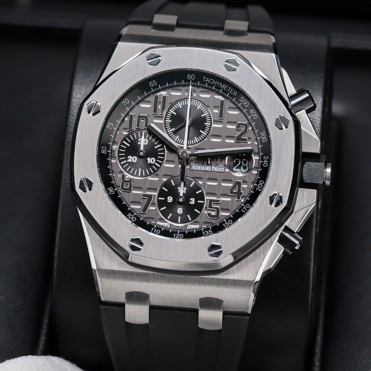 Audemars Piguet Royal Oak Offshore 42mm SERVICED Elephant Steel Chrono 26470ST