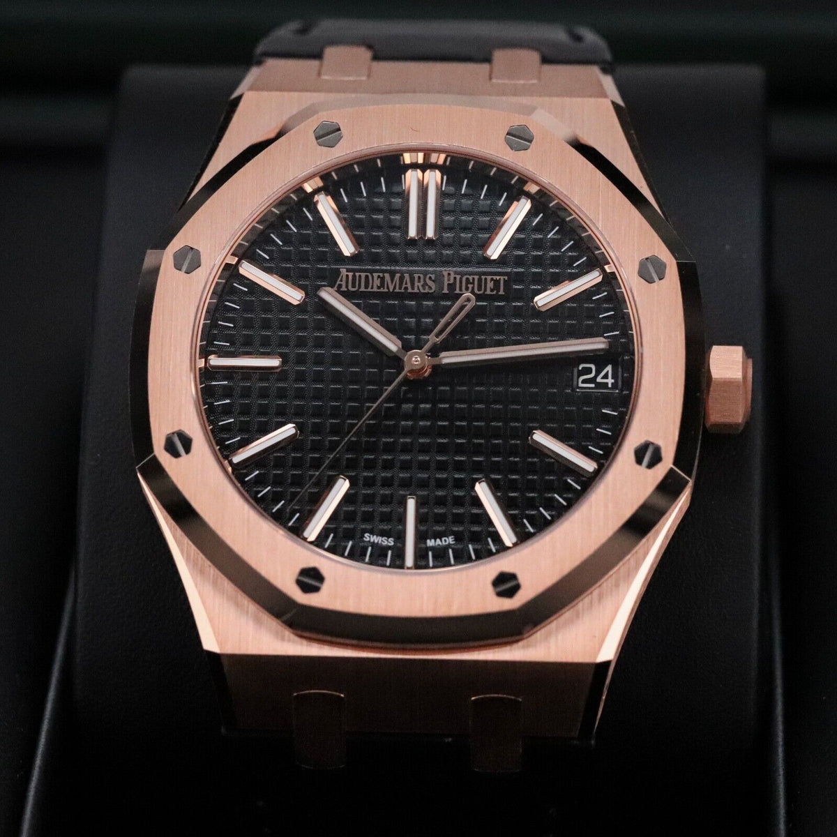 2024 Audemars Piguet Royal Oak UNWORN 41mm Rose Gold Black Dial 15510OR - Update