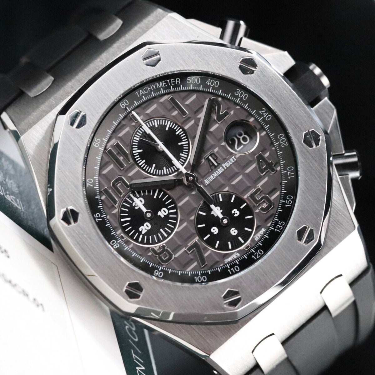 Audemars Piguet Royal Oak Offshore 42mm SERVICED Elephant Steel Chrono 26470ST