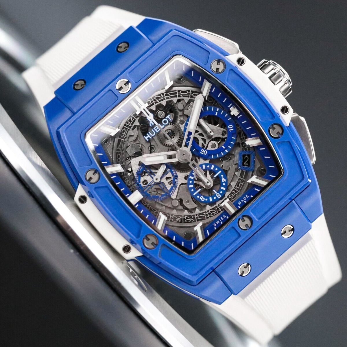 Hublot Spirit of Big Bang 42mm Limited 100pcs Blue White Ceramic 641.EX.5129.LR