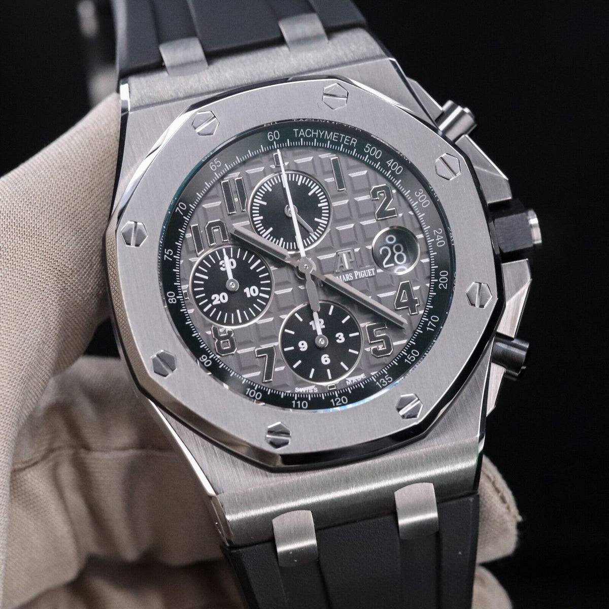 Audemars Piguet Royal Oak Offshore 42mm SERVICED Elephant Steel Chrono 26470ST