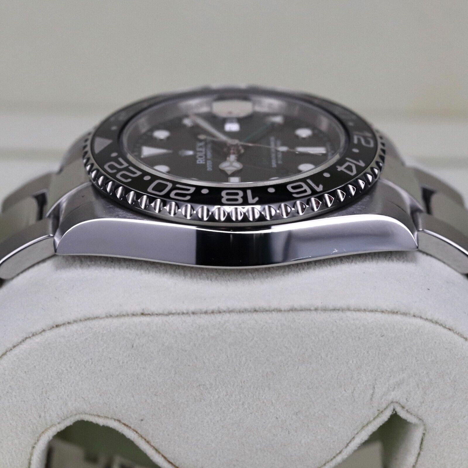 Rolex GMT-Master II Green Arrow Black Bezel Steel Bracelet