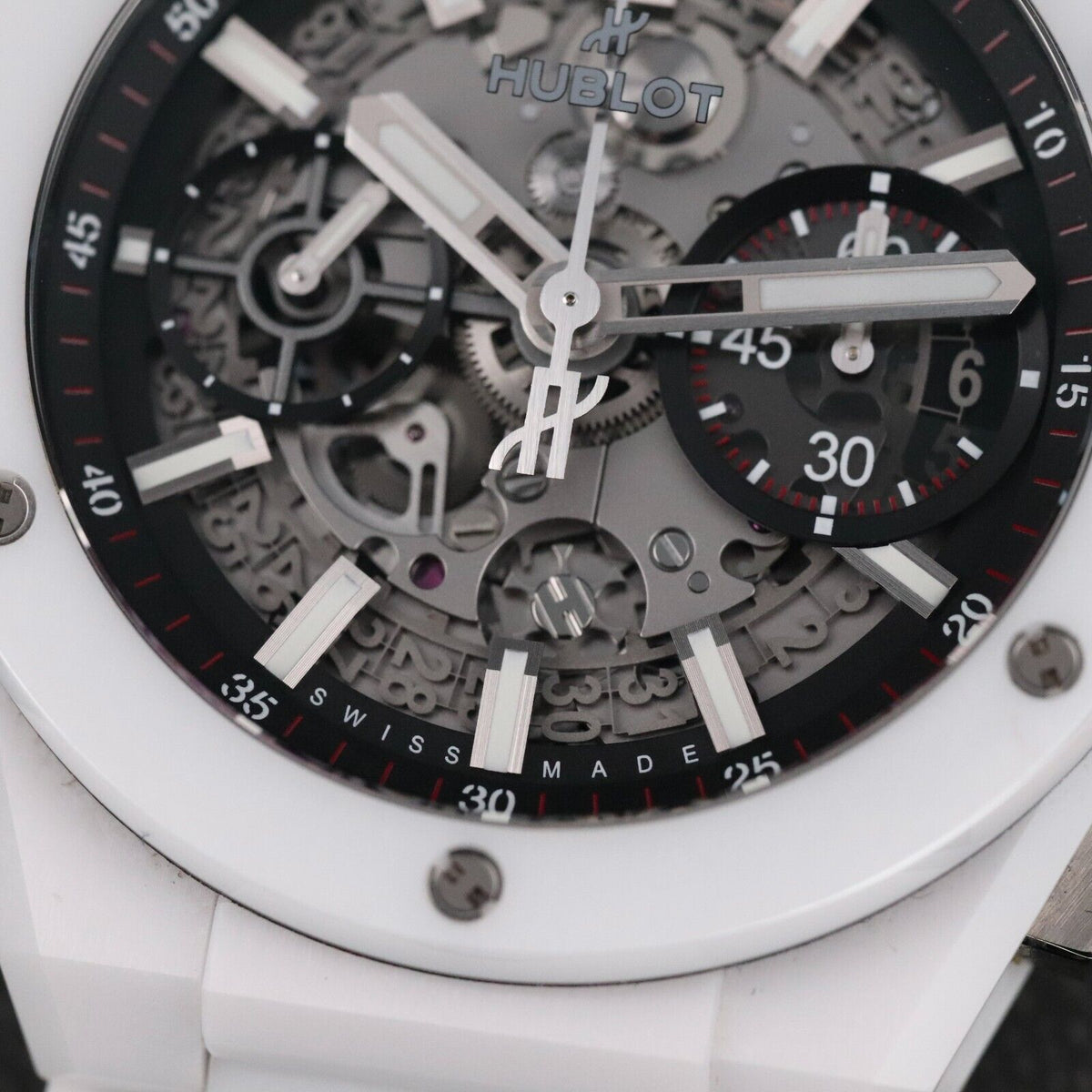 Hublot Big Bang Unico 42mm Integrated White Ceramic Skeleton 451.HX.1123.HX