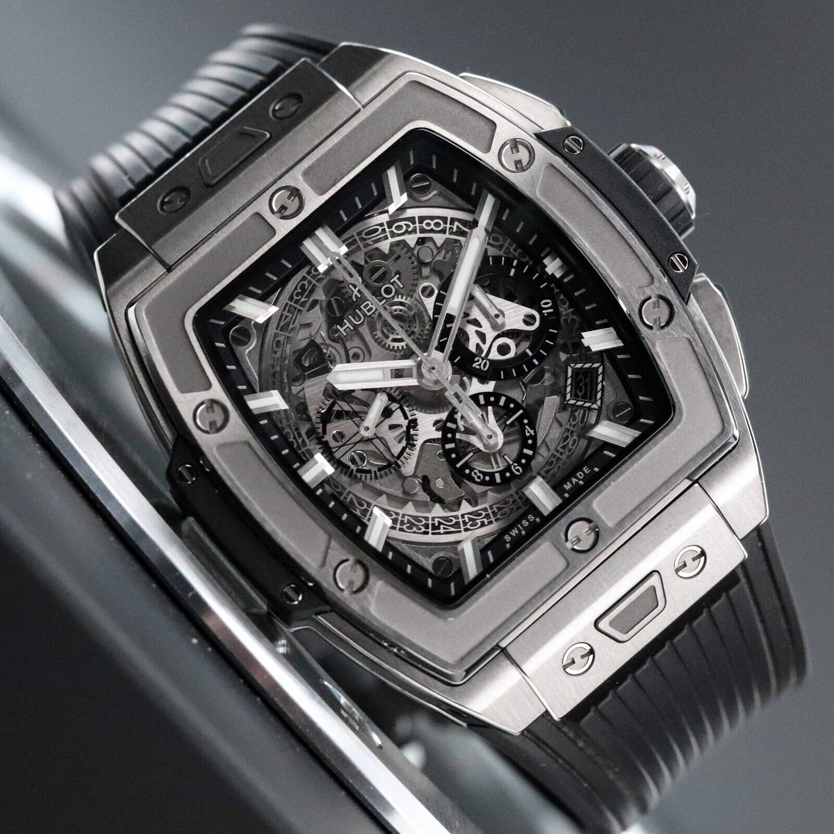 2024 Hublot Spirit of Big Bang 42mm Titanium Skeleton 642.NX.0170.RX - Complete