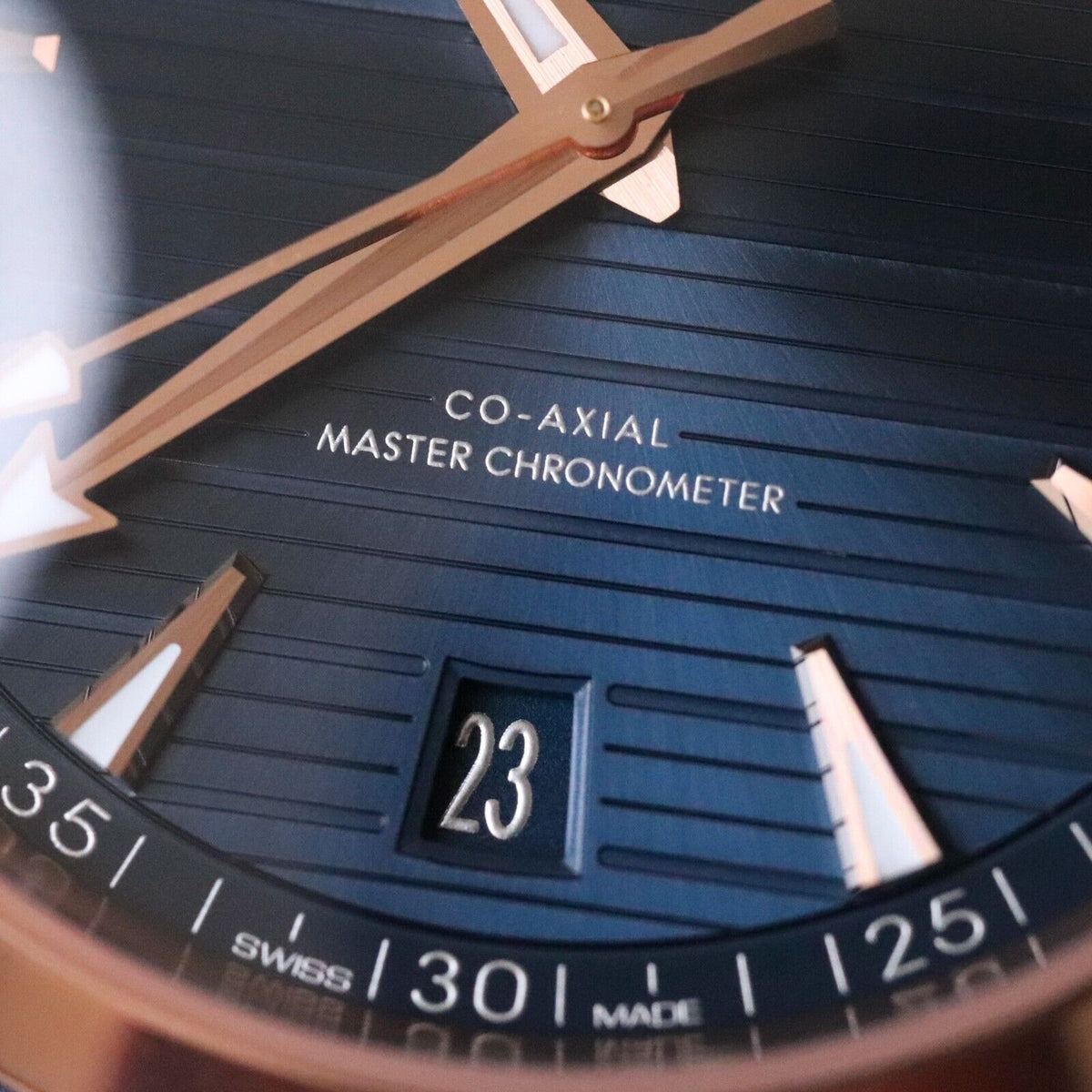 Omega Seamaster Aqua Terra 41mm Sedna Rose Gold Blue Dial 220.52.41.21.03.001