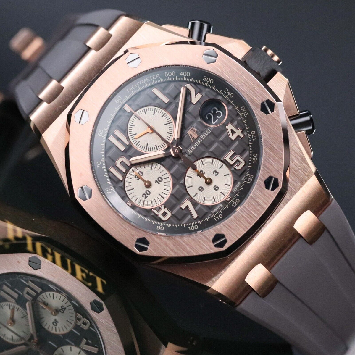 Audemars Piguet Royal Oak Offshore 42mm Rhodium Rose Gold Half Brick - 26470OR.OO.A125CR.01