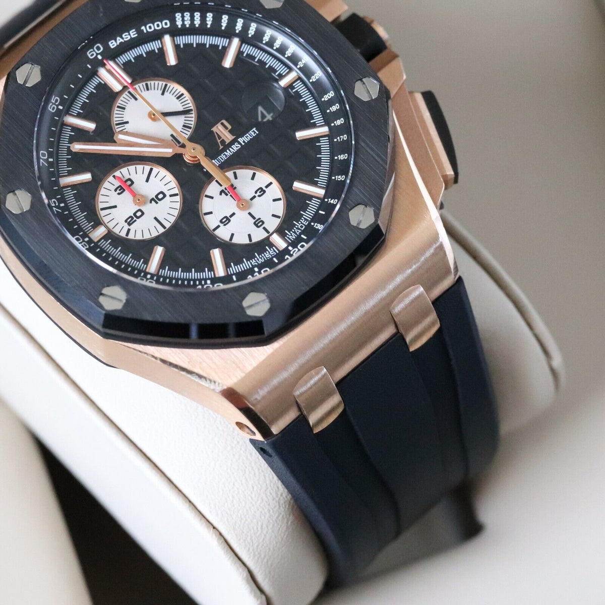 Audemars Piguet Royal Oak Offshore 44mm Rose Gold Black Ceramic 26401RO - B&P