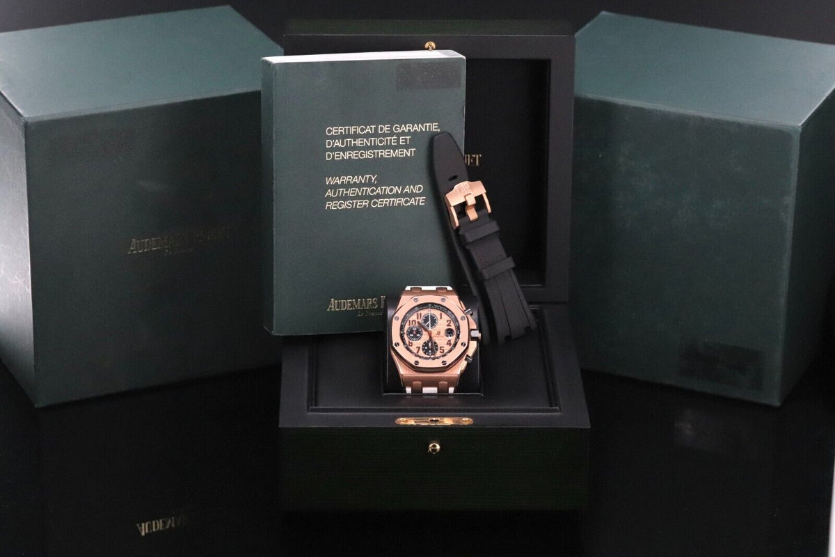 Audemars Piguet Royal Oak Offshore 42mm Half Brick Rose Gold Champagne 26470OR.OO.A002CR.01