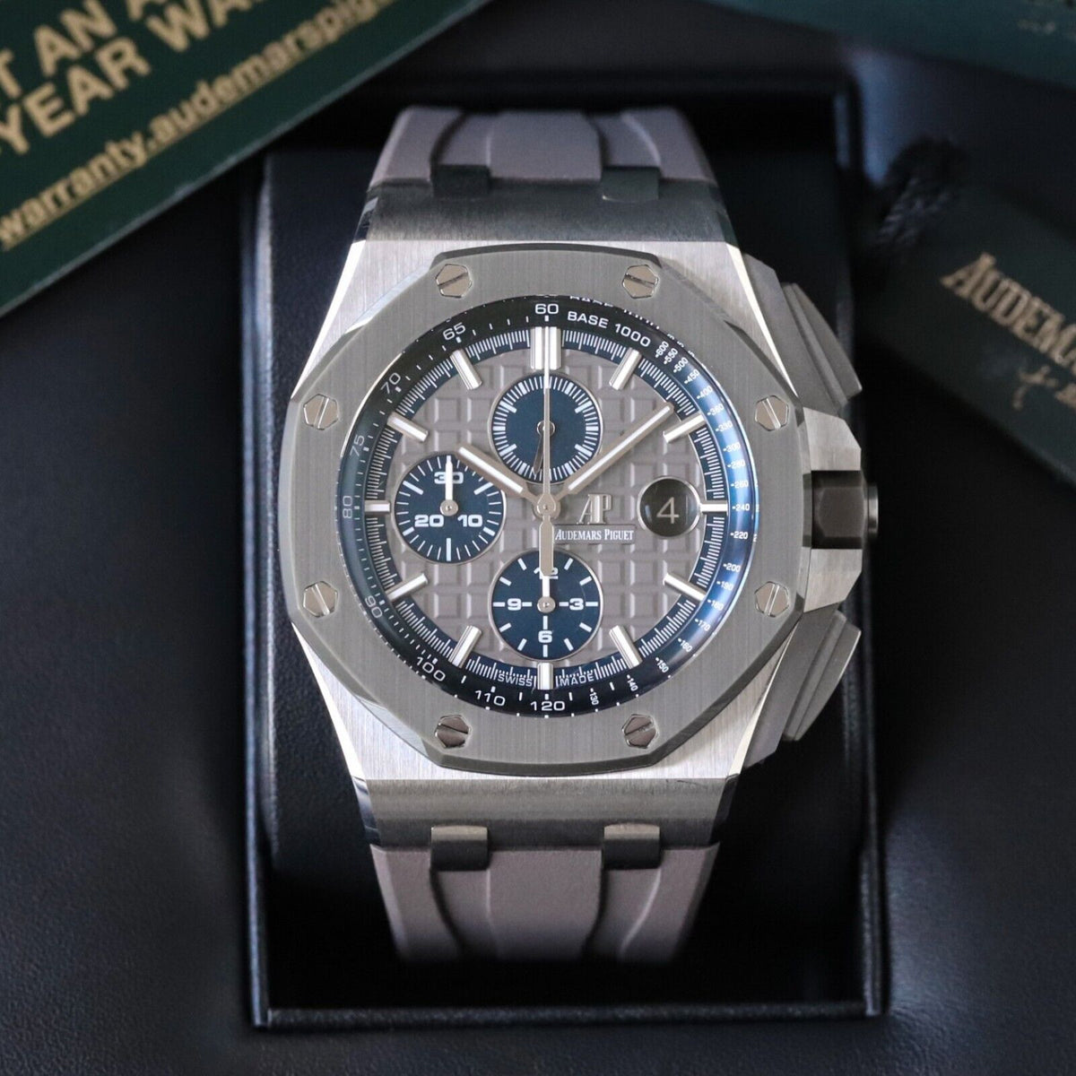 Audemars Piguet Royal Oak Offshore Chrono 44mm Titanium Gray Blue 26400IO.OO.A004CA.02