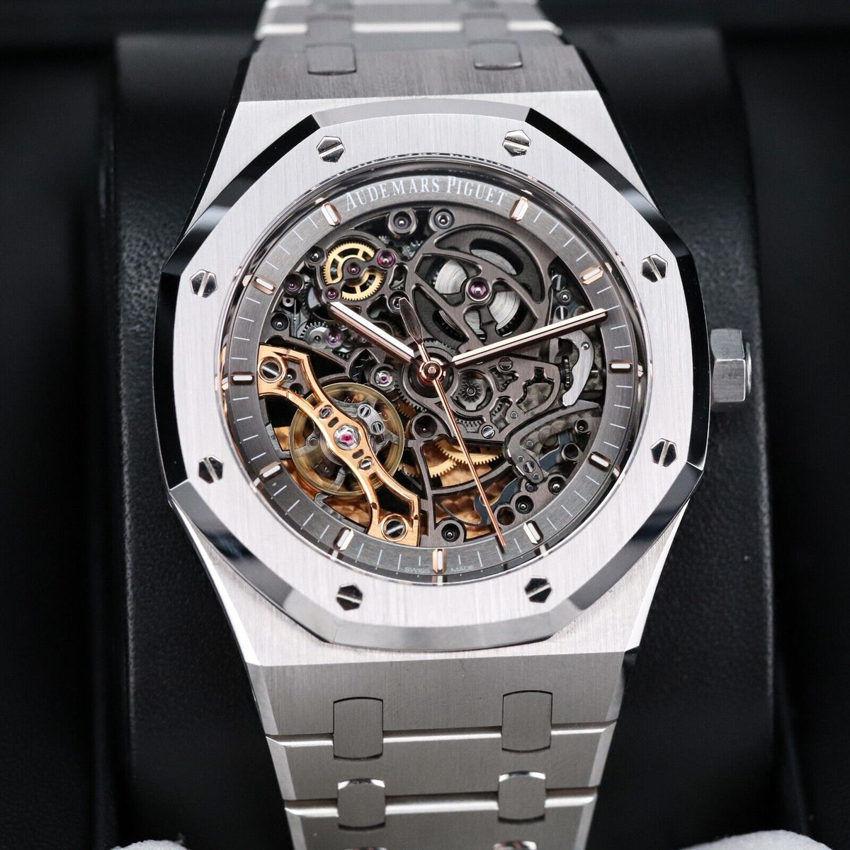 Audemars Piguet Royal Oak 41mm Openwork Skeleton Steel Double Balance 15407ST