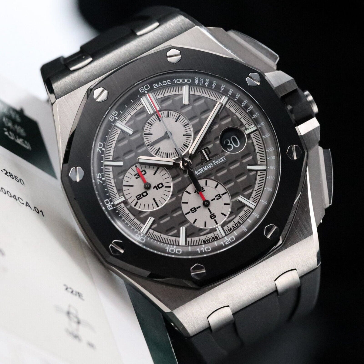 Audemars Piguet Royal Oak Offshore 44mm Titanium Grey Ceramic Chrono - 26400IO