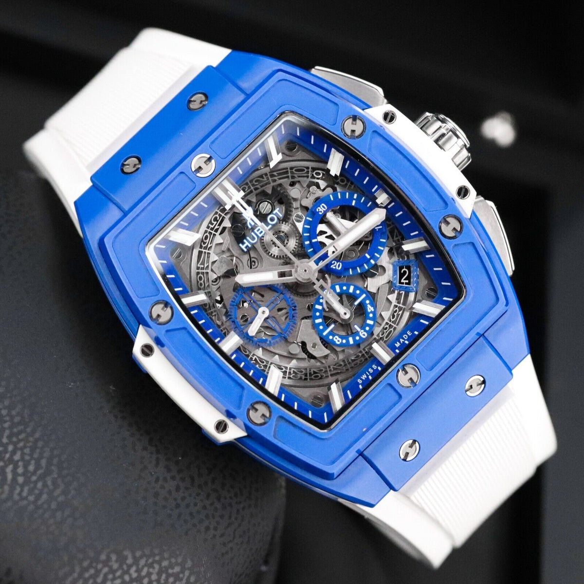 Hublot Spirit of Big Bang 42mm Limited 100pcs Blue White Ceramic 641.EX.5129.LR