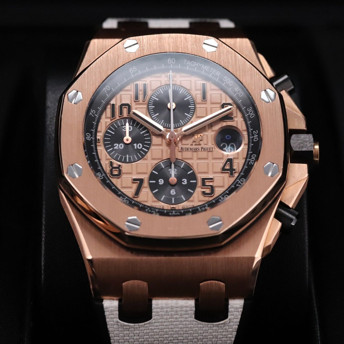 Audemars Piguet Royal Oak Offshore 42mm Half Brick Rose Gold Champagne 26470OR.OO.A002CR.01