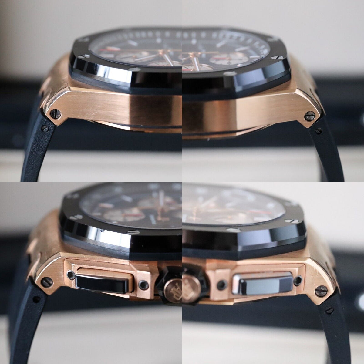 Audemars Piguet Royal Oak Offshore 44mm Rose Gold Black Ceramic 26401RO - B&P