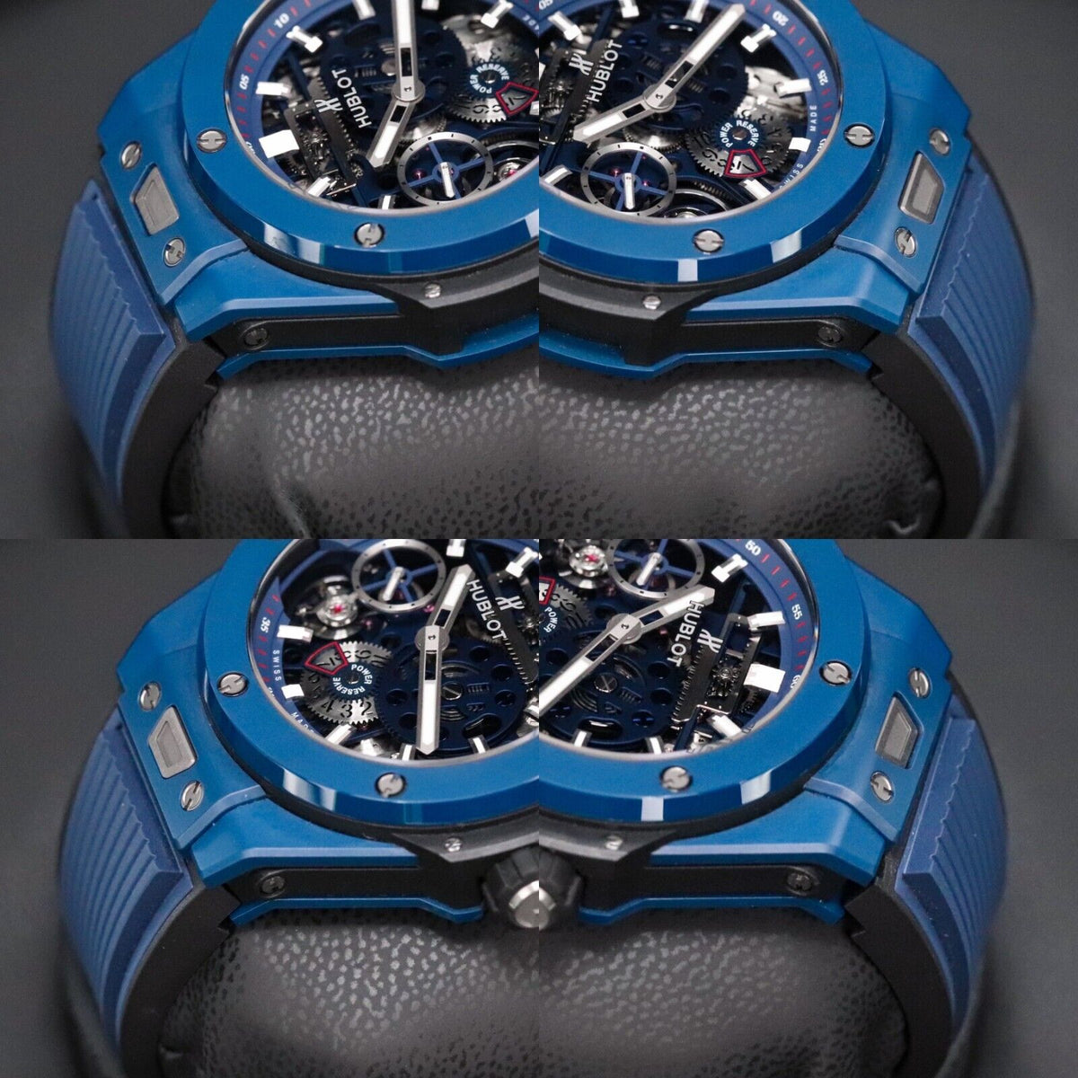 Hublot Big Bang Meca 10 Blue Ceramic 45mm Skeleton 10 Day Mint 414.EX.5123.RX