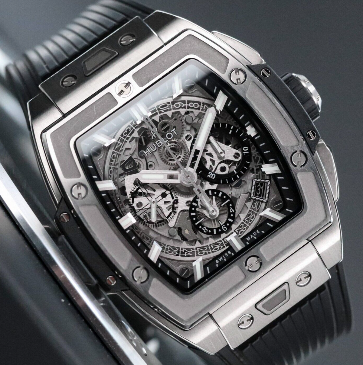 2024 Hublot Spirit of Big Bang 42mm Titanium Skeleton 642.NX.0170.RX - Complete