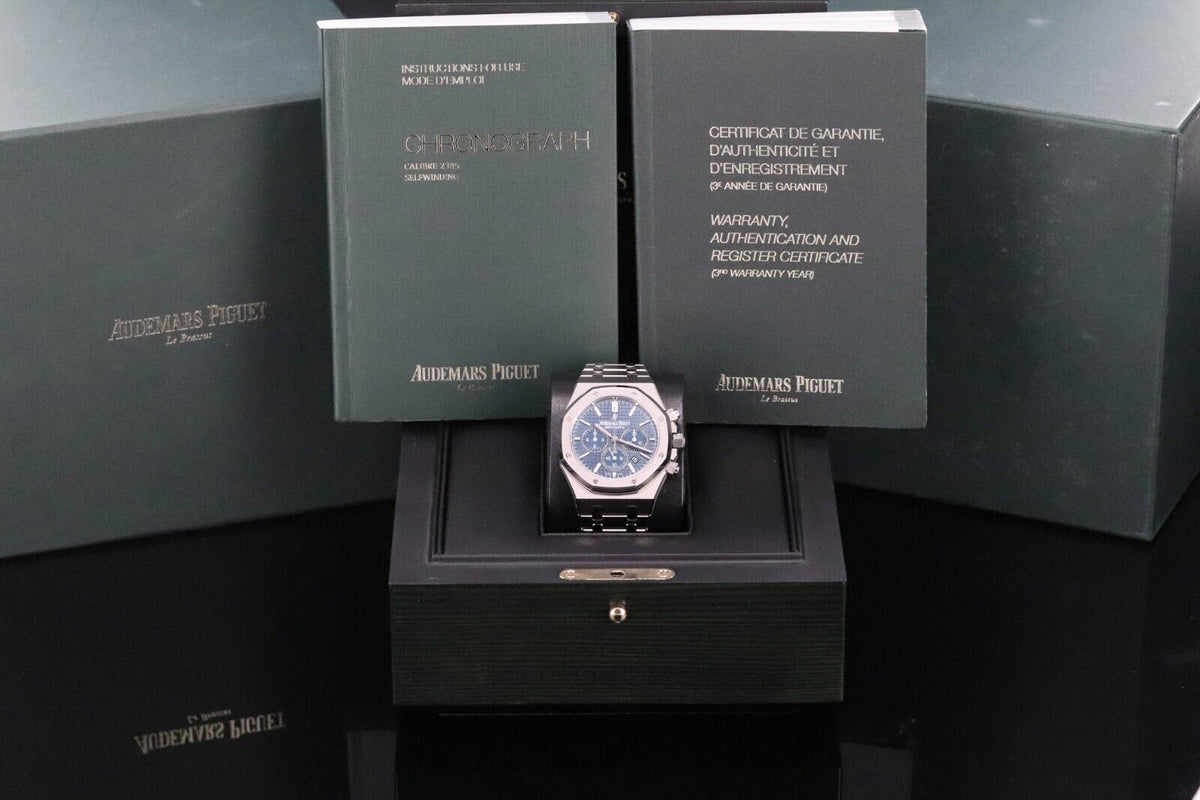 Audemars Piguet Royal Oak Blue Dial Stainless Steel Chronograph 41mm 26320ST