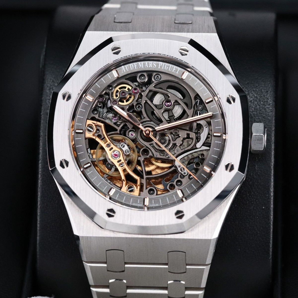 Audemars Piguet Royal Oak 41mm Openwork Skeleton Steel Double Balance 15407ST