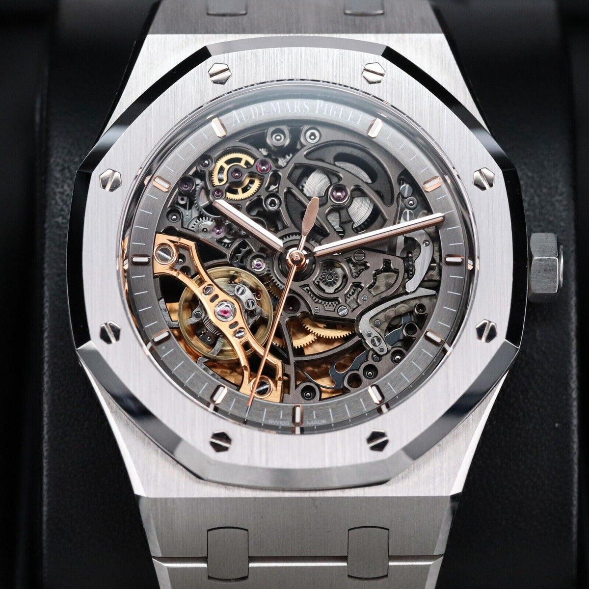 Audemars Piguet Royal Oak 41mm Openwork Skeleton Steel Double Balance 15407ST