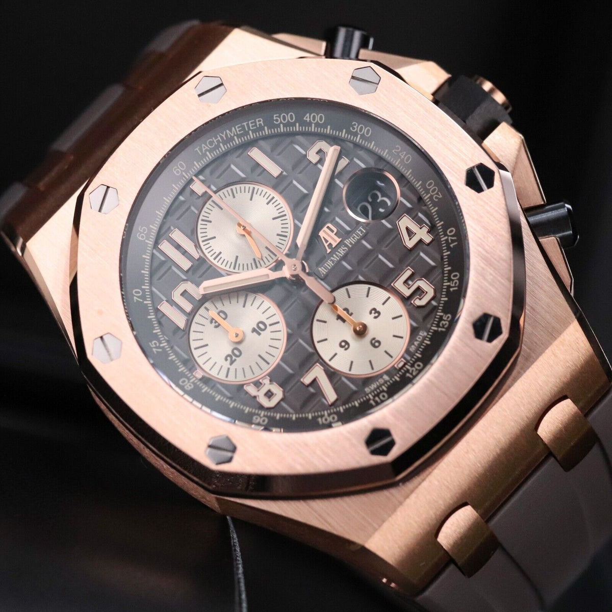 Audemars Piguet Royal Oak Offshore 42mm Rhodium Rose Gold Half Brick - 26470OR.OO.A125CR.01