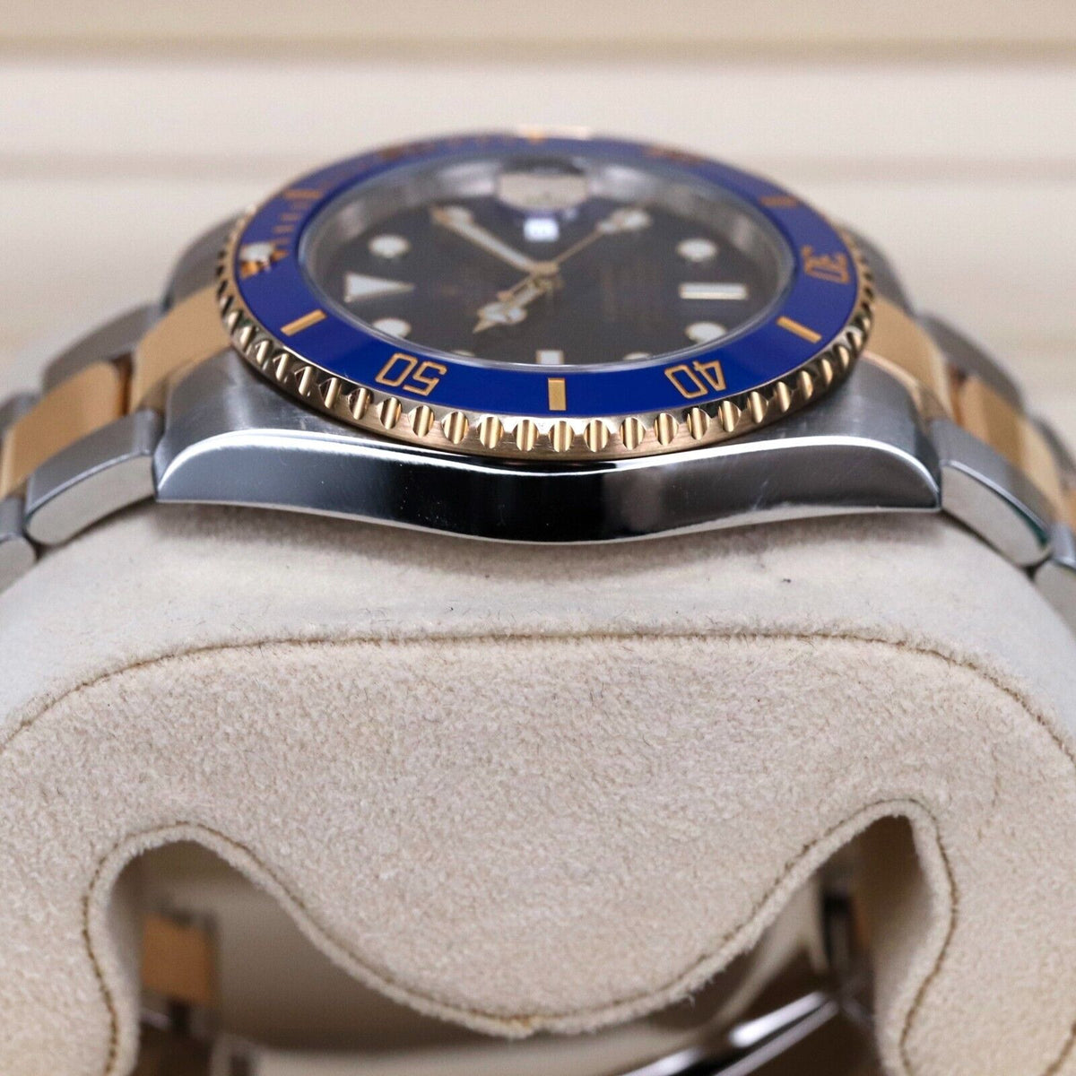 Rolex Submariner Date "Bluesy" 116613LB Two Tone Gold Blue Oyster Steel 2017