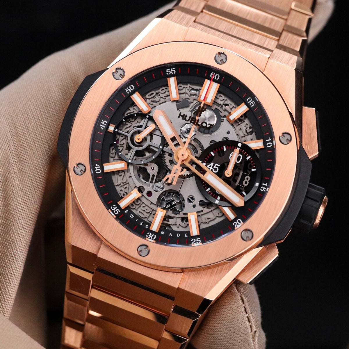 Hublot Big Bang Unico 42mm Integrated Rose Gold Skeleton 451.OX.1180.OX