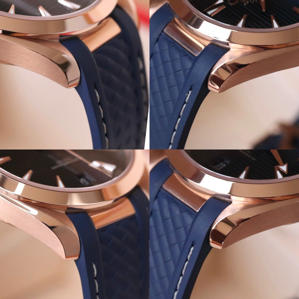 Omega Seamaster Aqua Terra 41mm Sedna Rose Gold Blue Dial 220.52.41.21.03.001