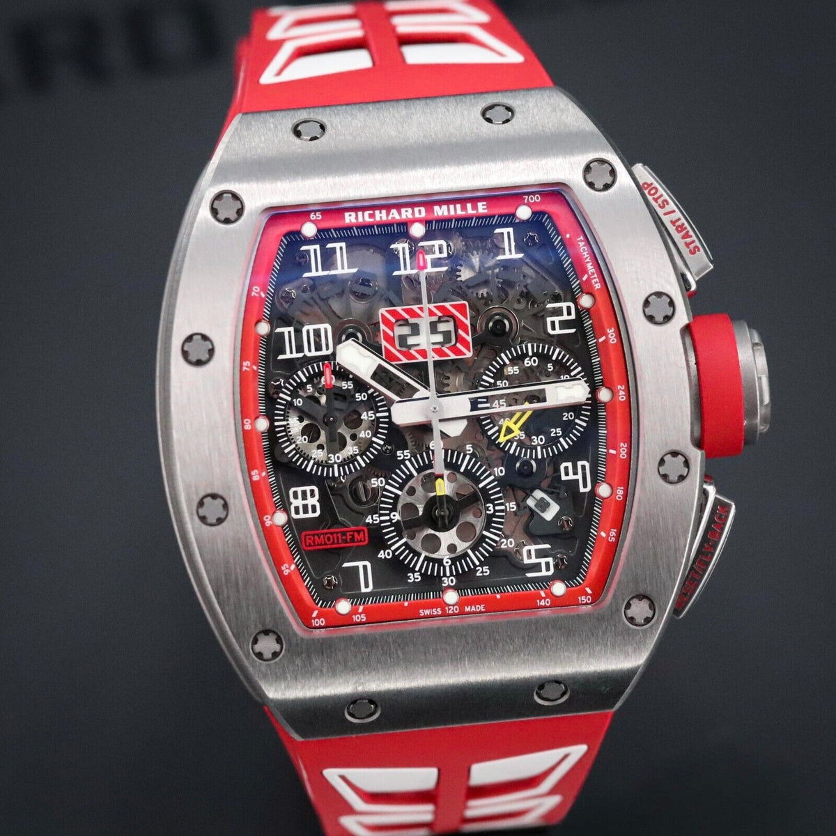 Richard Mille RM011-FM Dubail Edition 1/30 Titanium Skeleton Red Felipe Massa