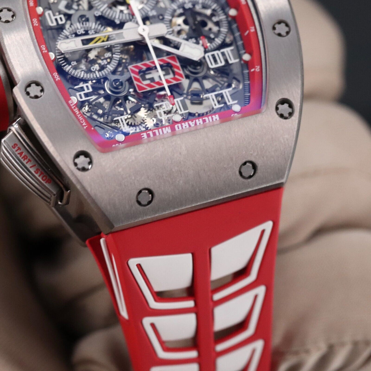 Richard Mille RM011-FM Dubail Edition 1/30 Titanium Skeleton Red Felipe Massa