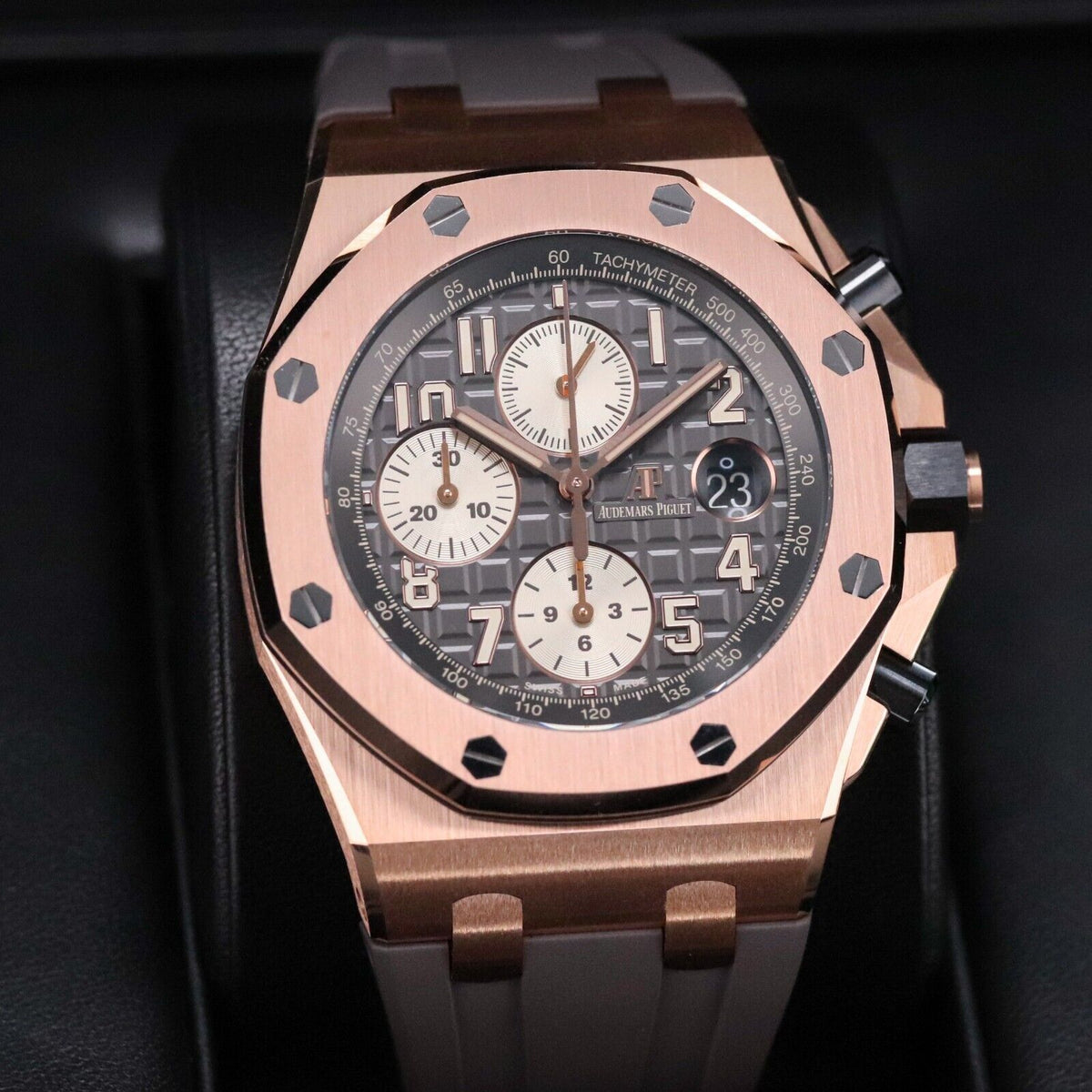 Audemars Piguet Royal Oak Offshore 42mm Rhodium Rose Gold Half Brick - 26470OR.OO.A125CR.01