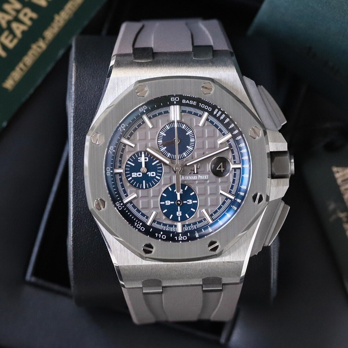 Audemars Piguet Royal Oak Offshore Chrono 44mm Titanium Gray Blue 26400IO.OO.A004CA.02