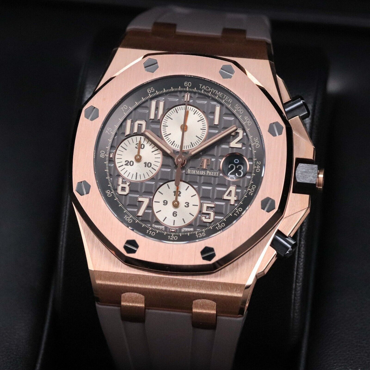 Audemars Piguet Royal Oak Offshore 42mm Rhodium Rose Gold Half Brick - 26470OR.OO.A125CR.01