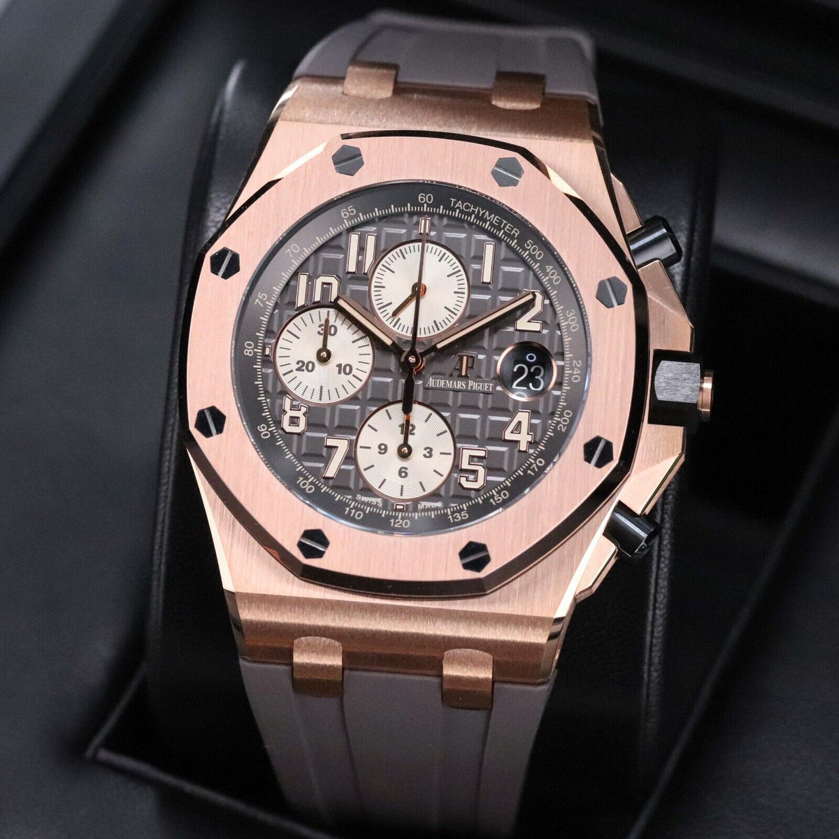 Audemars Piguet Royal Oak Offshore 42mm Rhodium Rose Gold Half Brick - 26470OR.OO.A125CR.01