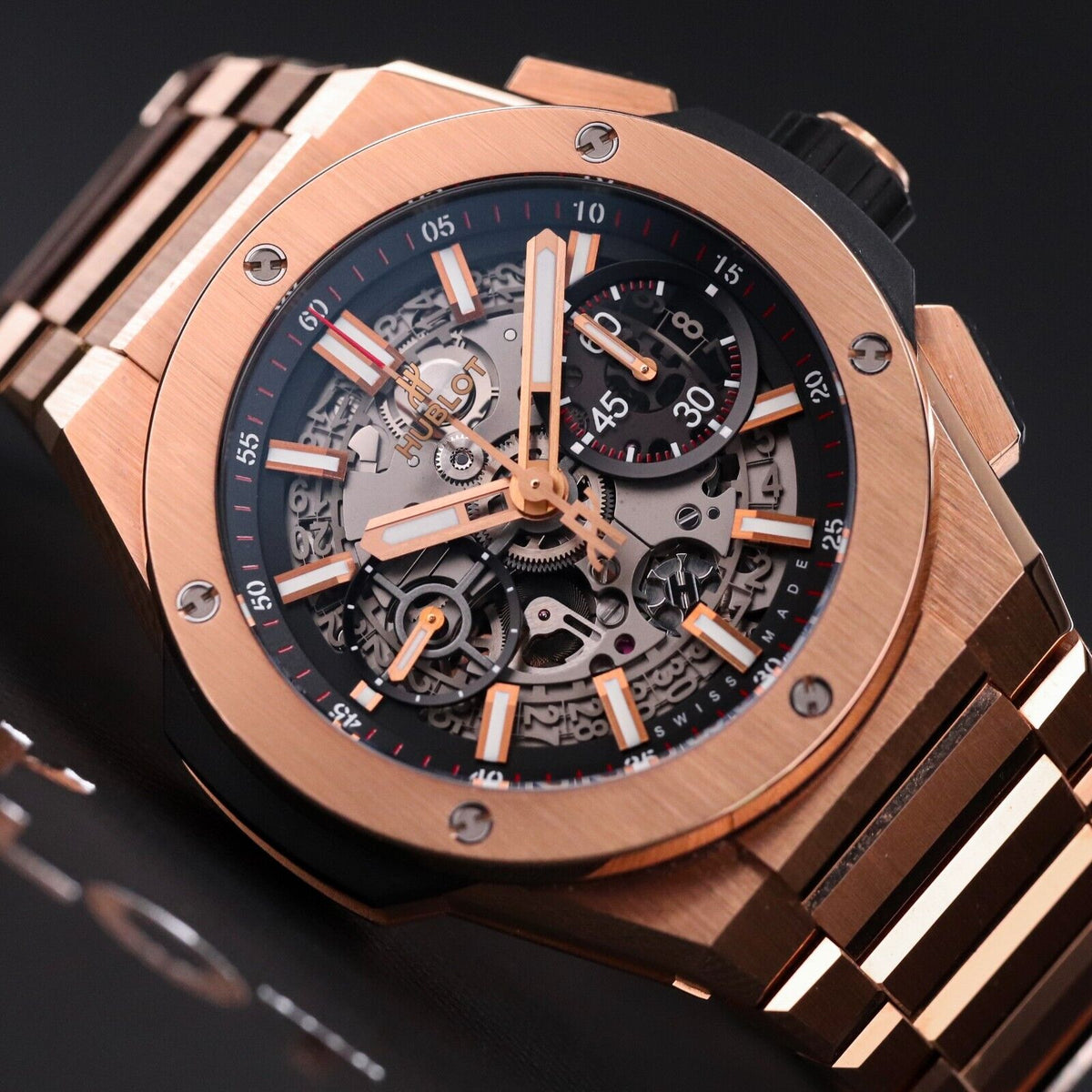 Hublot Big Bang Unico 42mm Integrated Rose Gold Skeleton 451.OX.1180.OX